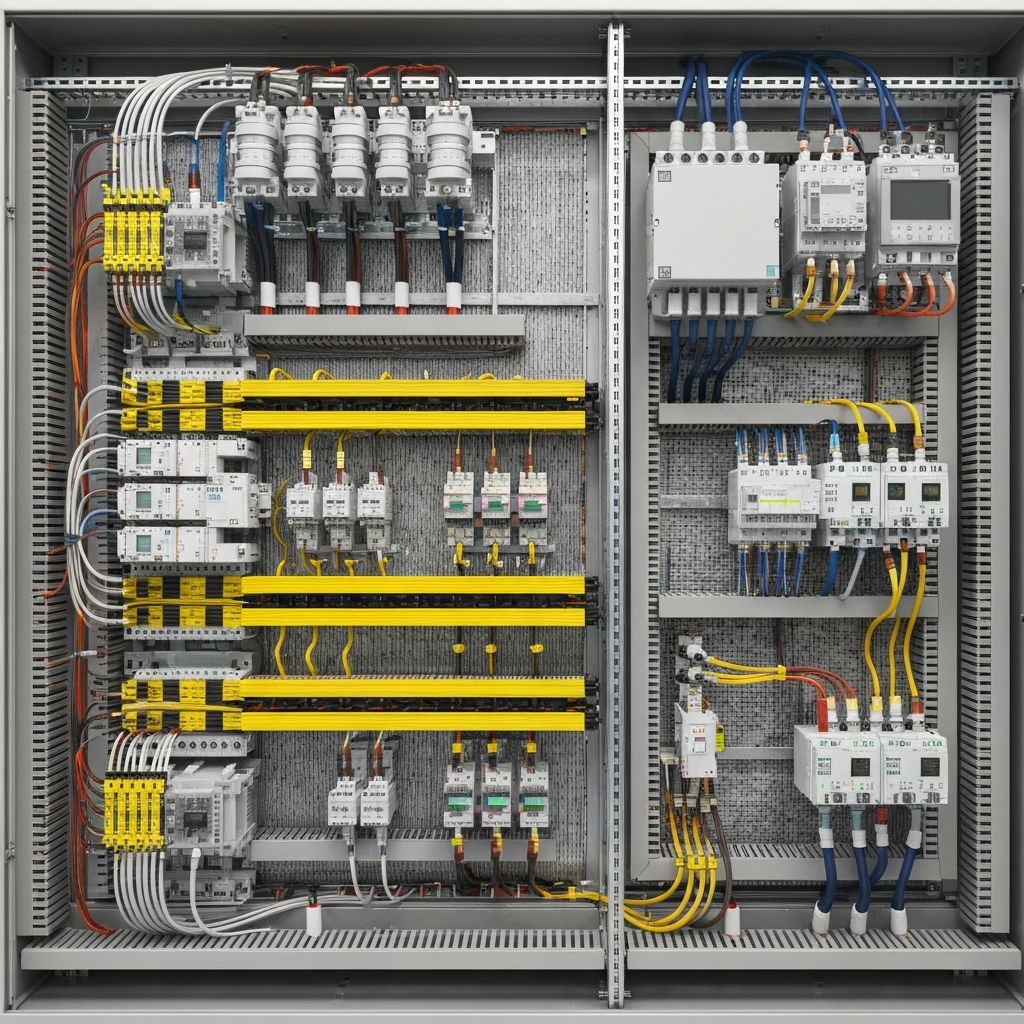 Montaje eléctrico de gran escala